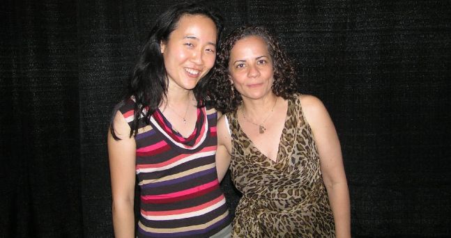 Helen Sung (Jazz Pianist) and me at the 2008 Clifford Brown Jazz Festival