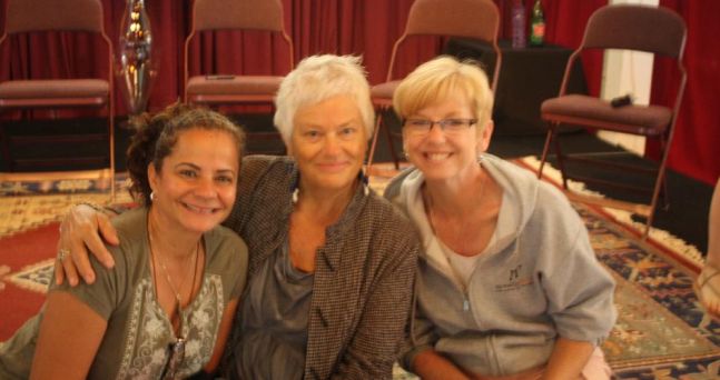 With my incredible master teachers; Rhiannon and Judy at 2012 Omega Institute 