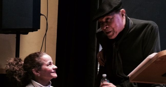 Learning from the greatest Al Jarreau during our vocal department residency at the Clef Club